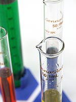 Laboratory test tubes